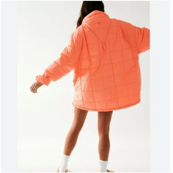 Free People Riley Recycled Popover Packable Puffer Small NEW - Picture 2 of 5